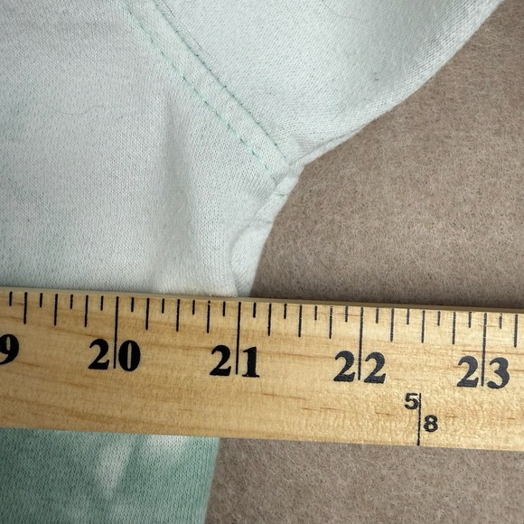 Maui and Sons Hoodie Men Small Green Tie Dye Logo‎ Graphic Pullover Surf Style - Picture 7 of 10